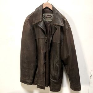 Eddy’s xl leather coat